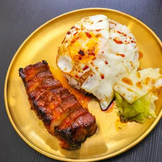 叉燒煎蛋飯