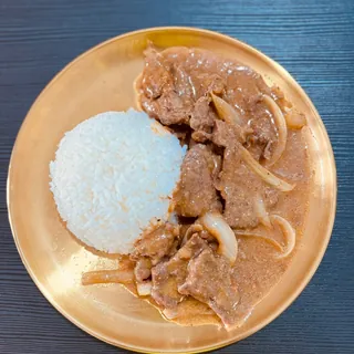 沙爹牛肉飯